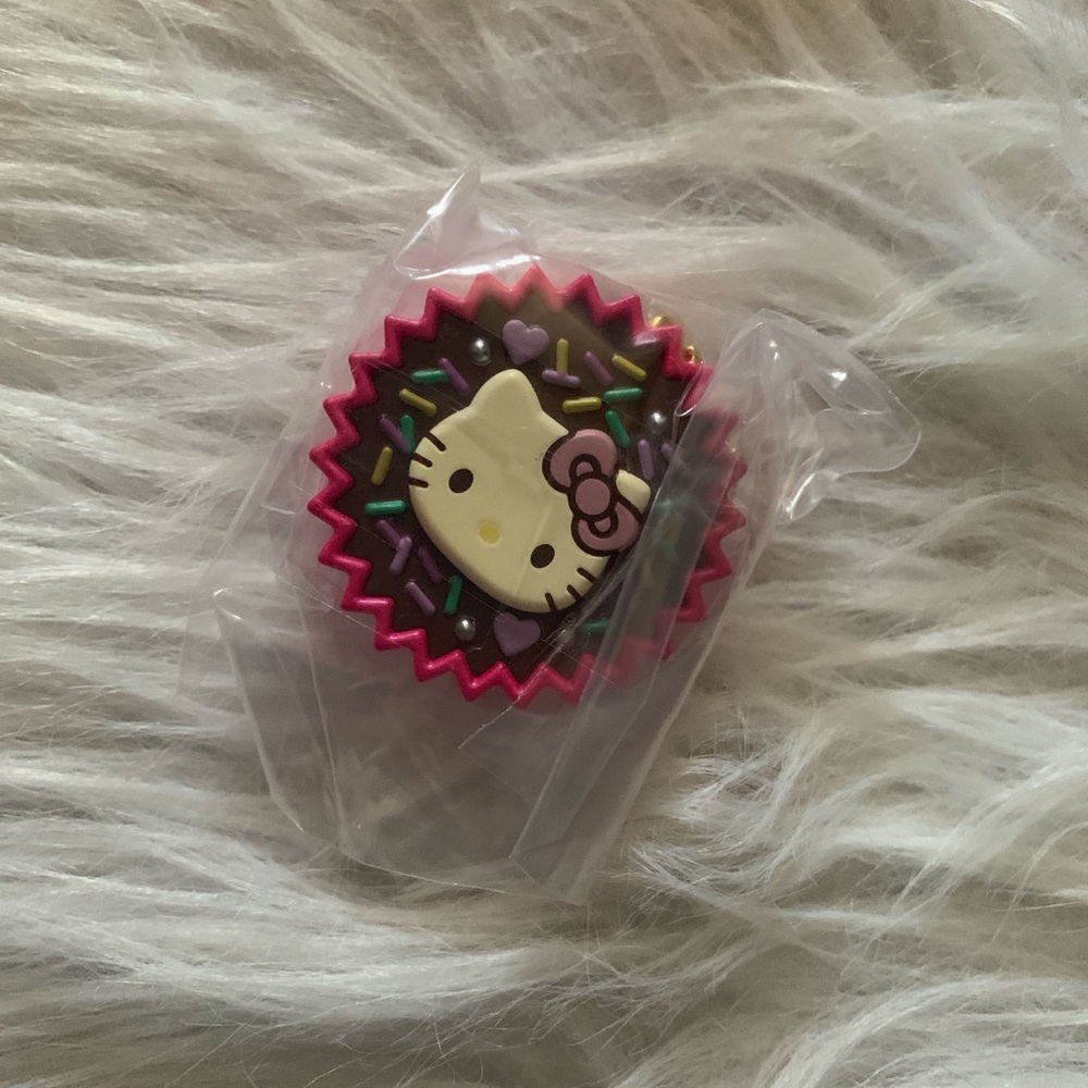 Sanrio characters chocolate shape keychain hello kitty